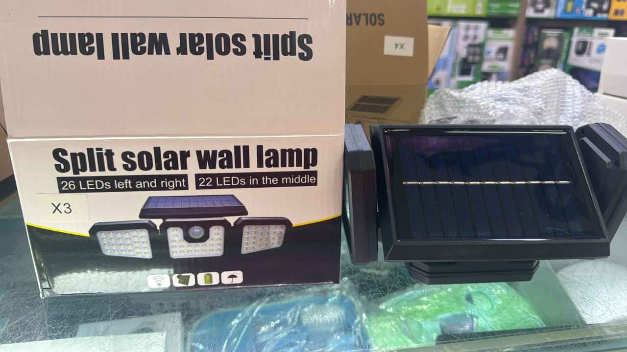 Reflector con panel solar X3